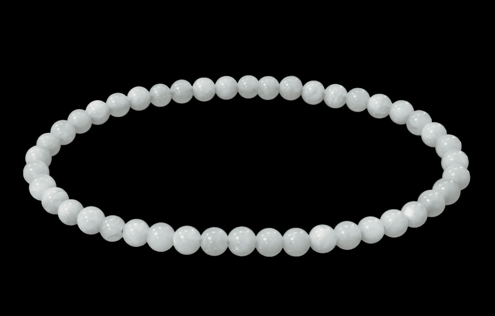 Aquamarine Bracelet With 3.5-4.5mm Pearls