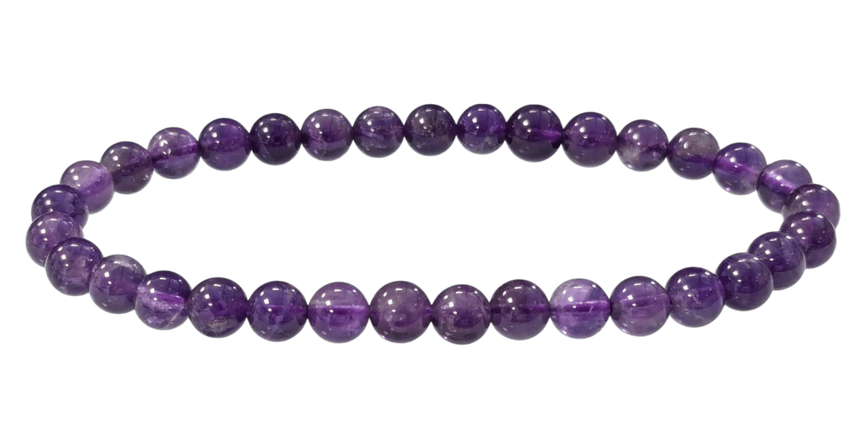 Amethyst bracelet A 6-7mm beads