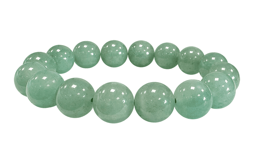 10mm pearls Green Aventurine bracelet