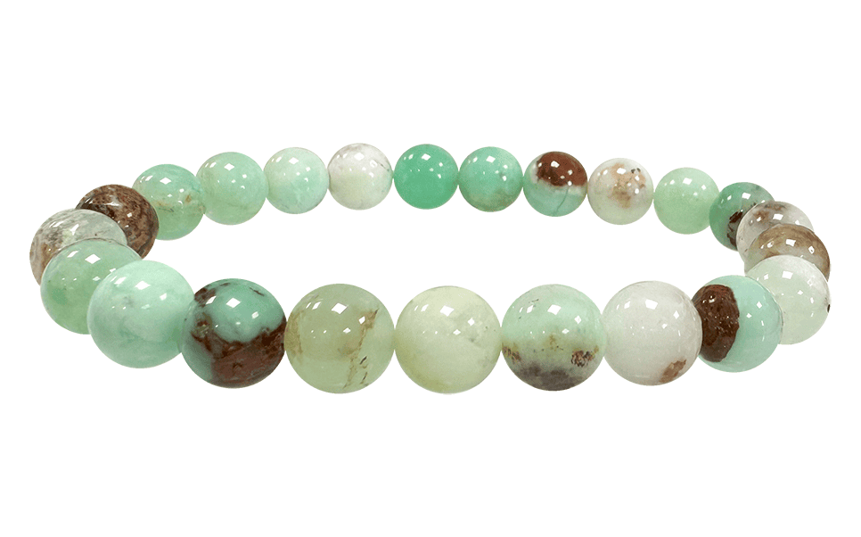 Chrysoprase A 8mm pearls bracelet