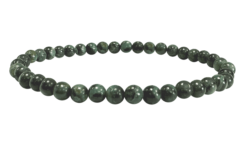 Kambaba jasper 4mm pearls bracelet