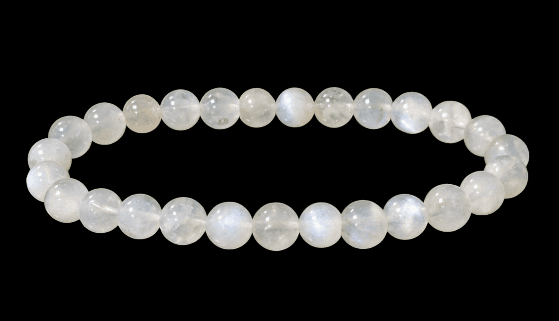 White Moon stone AA 6-7mm pearls bracelet