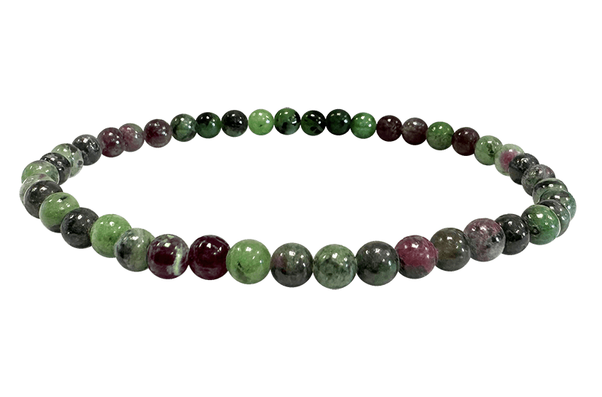 Ruby Zoisite A 4mm pearls bracelet