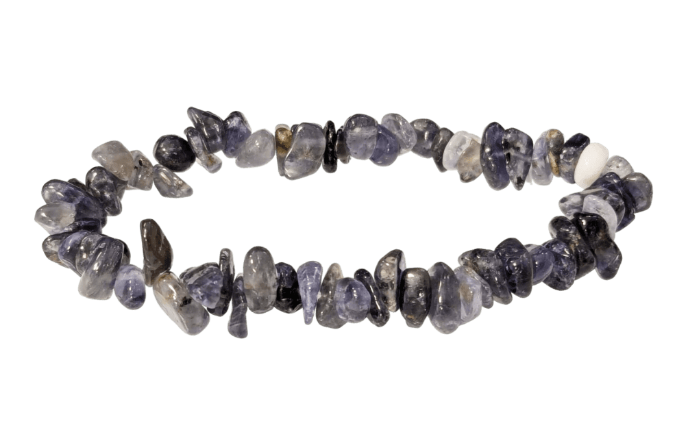 Cordierite Lolite Bracelet A chips 5-8mm 18cm