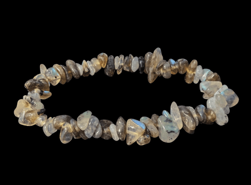 Labradorite Chips Bracelet A 18cm