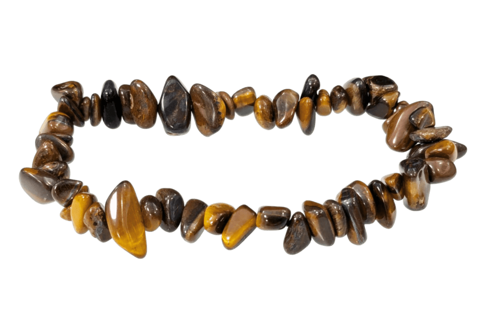 Tiger eye bracelet A chips 5-8 cm 18cm