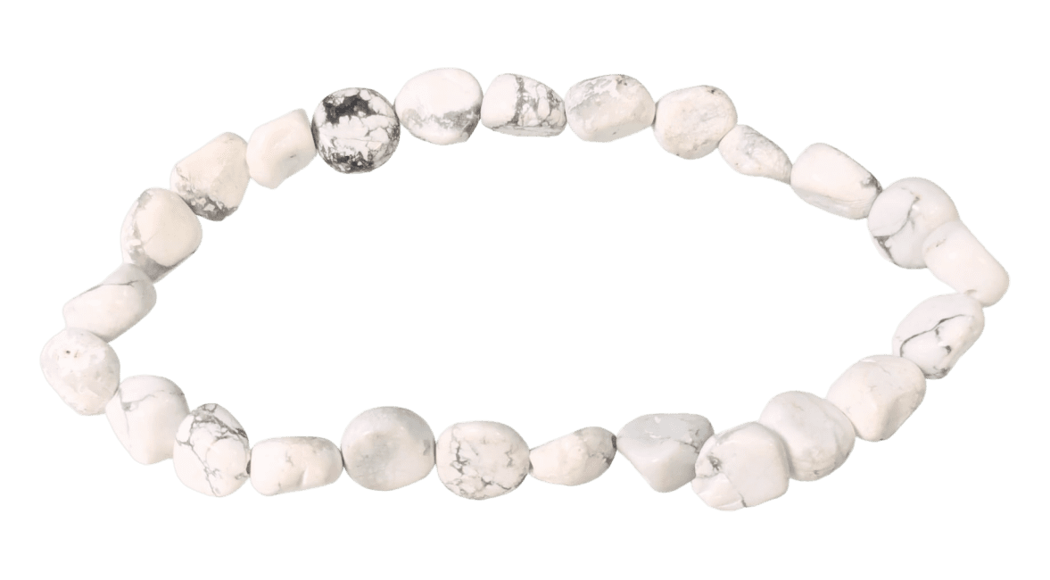 Howlite A tumbled stones bracelet