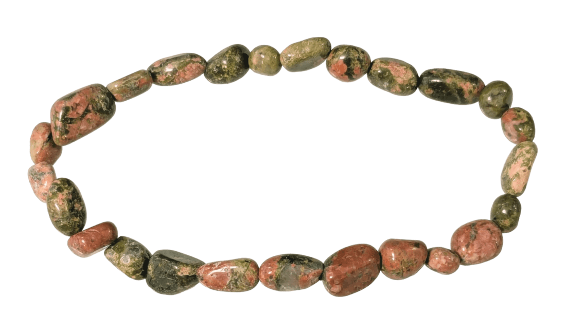 Unakite A tumbled stones bracelet