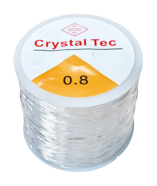 Round transparent elastic thread 0.80mm 100m