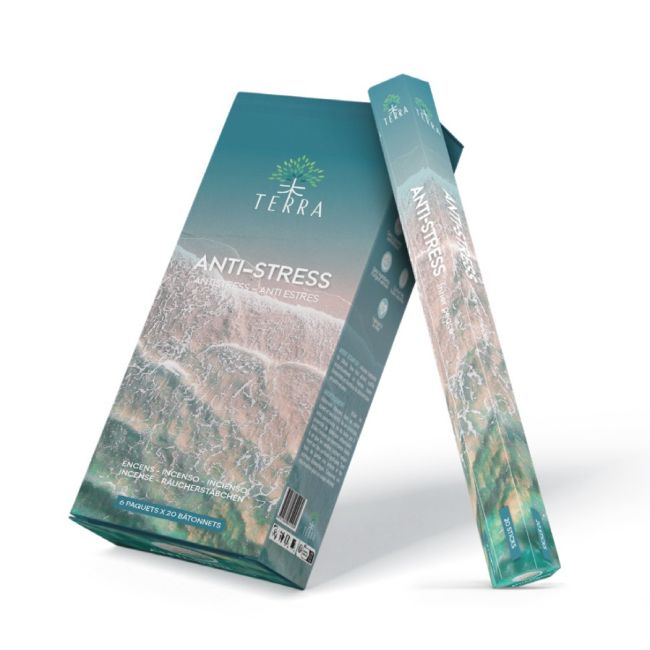 Terra anti-stress hexa incense without charcoal 30grs