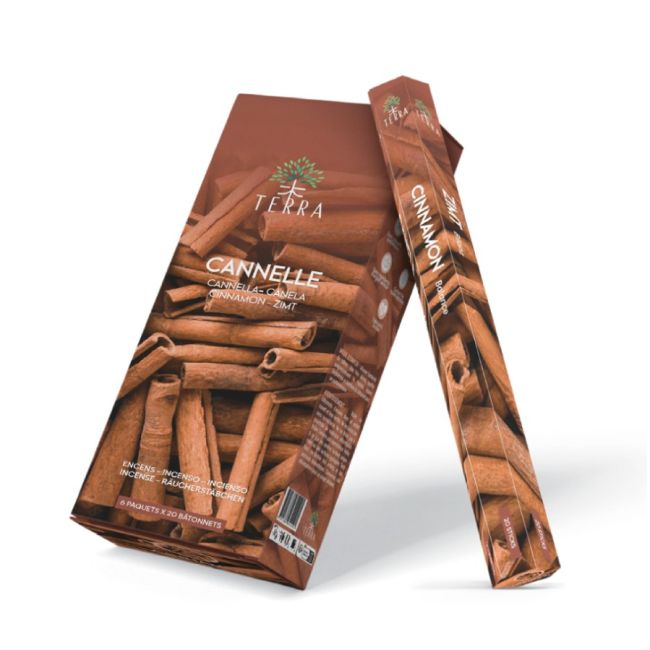 Terra cinnamon hexa incense without charcoal 30grs