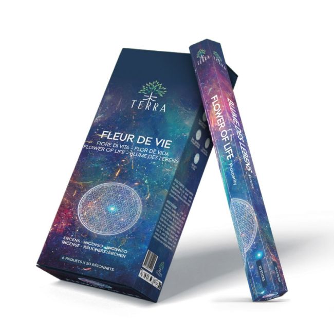 Terra Flower of Life hexa incense without charcoal