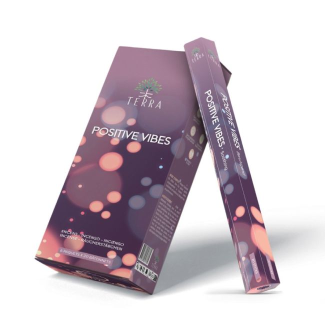 Terra positive vibes hexa incense without charcoal