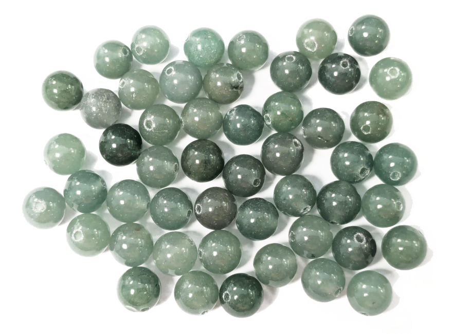 Pack of 50 green Aventurine beads 8mm