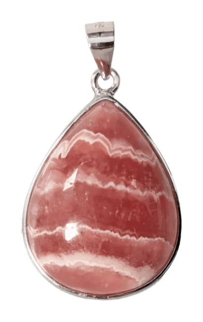 925 Silver Pendant Rhodochrosite Argentina AAA 1 piece 5.3g