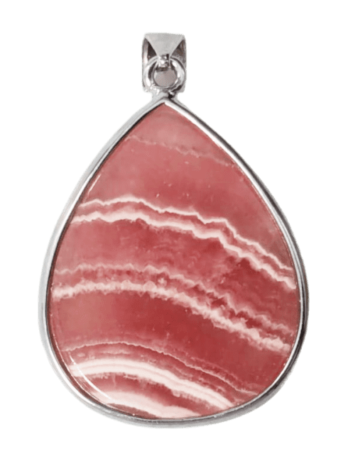 925 Silver Pendant Rhodochrosite Argentina AAA 1 piece 6.86g