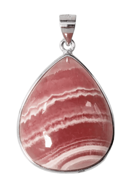 925 Silver Pendant Rhodochrosite Argentina AAA 1 piece 6.86g