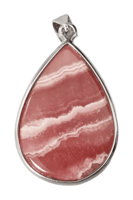 925 Silver Pendant Rhodochrosite Argentina AAA 1 piece 6.51g