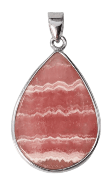 925 Silver Pendant Rhodochrosite Argentina AAA 1 piece 4.5g