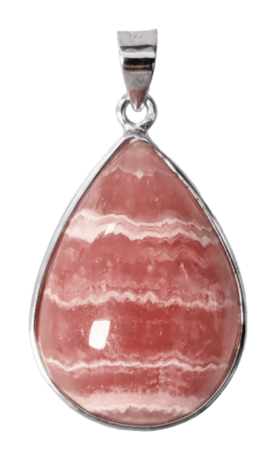 925 Silver Pendant Rhodochrosite Argentina AAA 1 piece 4.5g