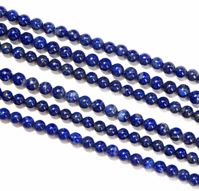 Lapis Lazuli A beads 4mm on 40cm wire