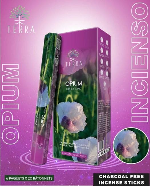 Terra opium hexa incense without charcoal 30grs