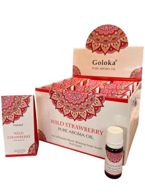 Goloka Wild Strawberry Fragrance Oil 10mL x 12