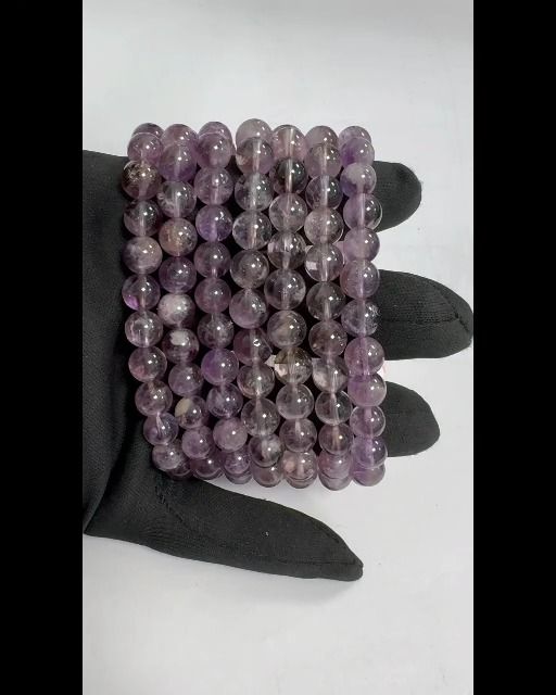 Bolivian Ametrine Bracelet AA beads 8-9mm