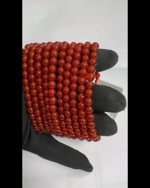 Red Agate A Bracelet 6mm Beads