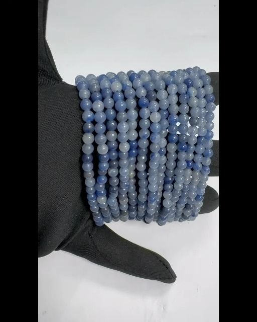 Blue Aventurine bracelet A beads 4mm