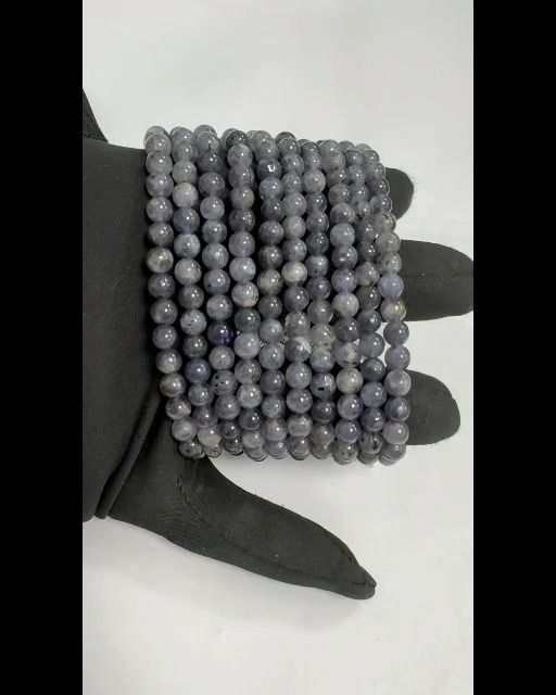 Cordierite Lolite bracelet with 5-6mm beads