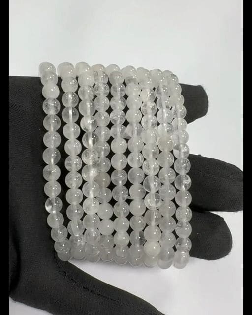 Rock Crystal Bracelet 6mm beads