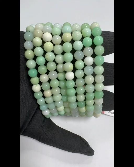 Chrysoprase bracelet AA+ beads 6-7mm