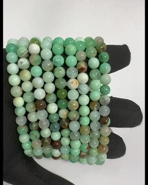 Chrysoprase bracelet A 6mm beads