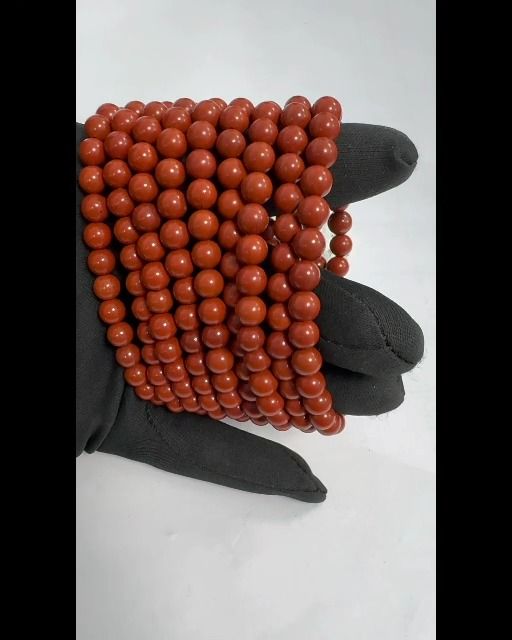 Red Jasper Bracelet A 6-7mm beads