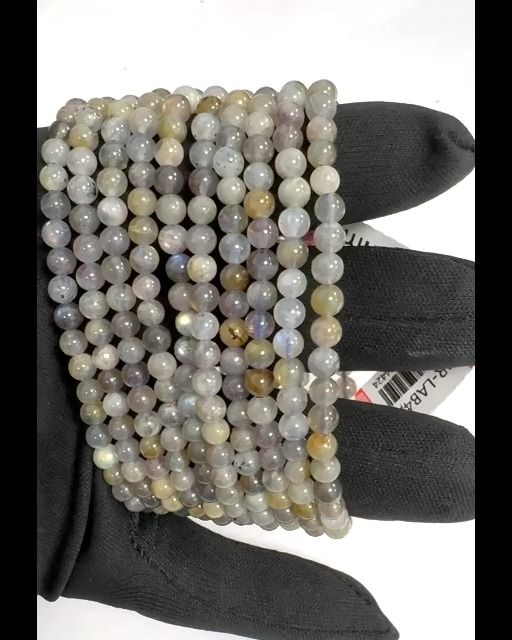 Labradorite bracelet with 4-5mm beads