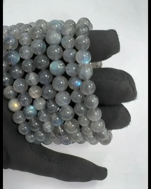 Labradorite bracelet AA beads 8-9mm