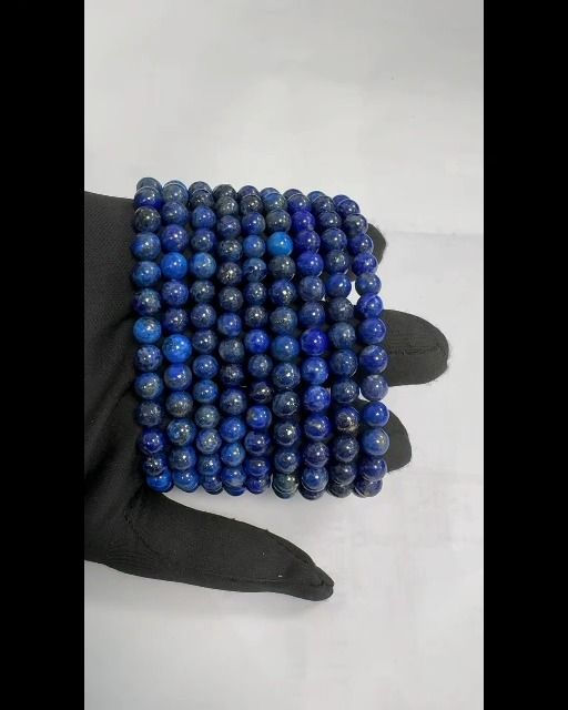 Bracelet Lapis Lazuli AA beads 6-7mm