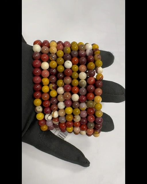 Mokaite Jasper A 6mm pearls bracelet