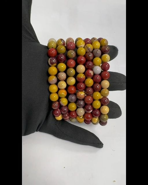 Mokaite Jasper A 8mm pearls bracelet