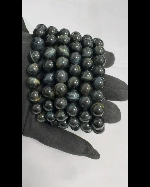 Hawk's Eye Bracelet AA beads 10mm