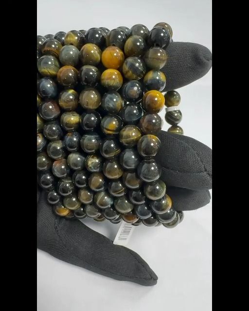 Falcon eye  8mm pearls bracelet