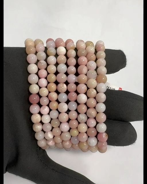 A Pink Opal Bracelet beads 6-7mm