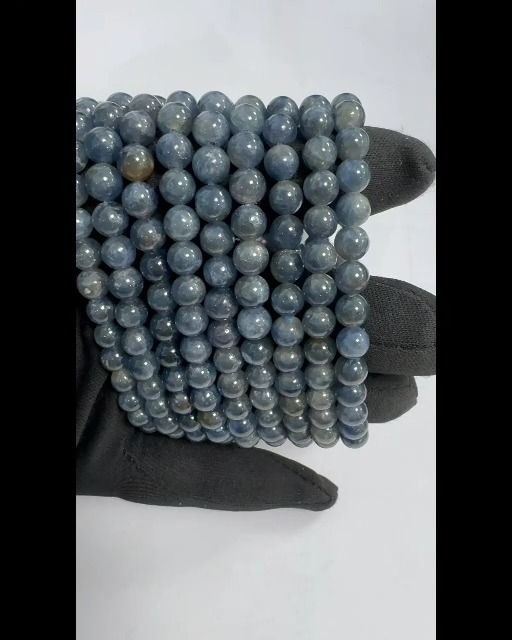 Blue Sapphire Bracelet AAA beads 6-7mm