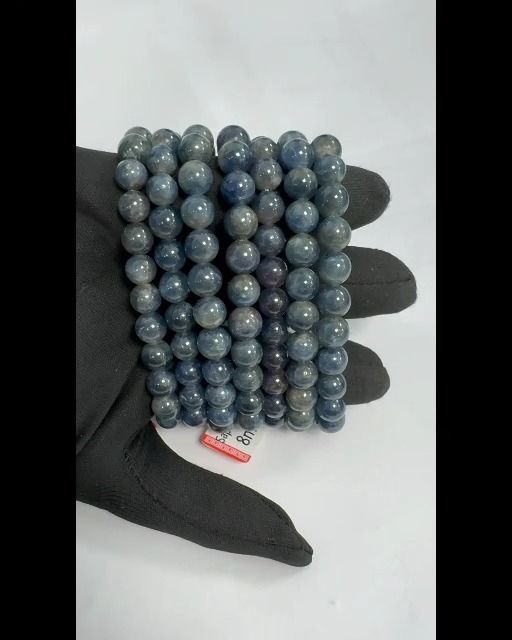 Blue Sapphire Bracelet AAA beads 7-8mm