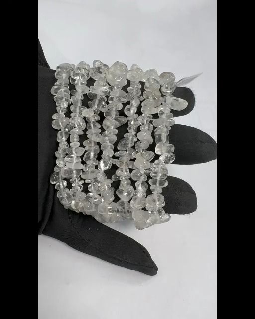 Rock Crystal Chip Bracelet