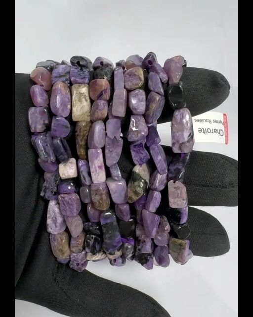 AA Charoite Bracelet Tumbled Stones