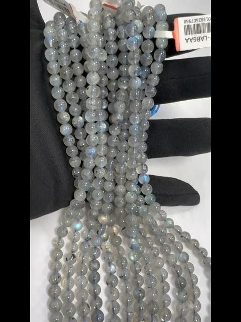 Labradorite AA beads 5-5.5mm on 40cm wire