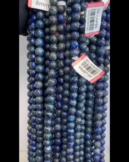 Lapis Lazuli A beads 7.5-8.5mm on 40cm wire